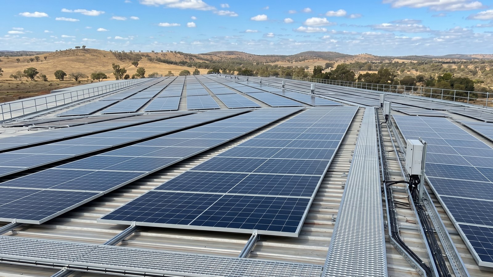 Commercial solar project example