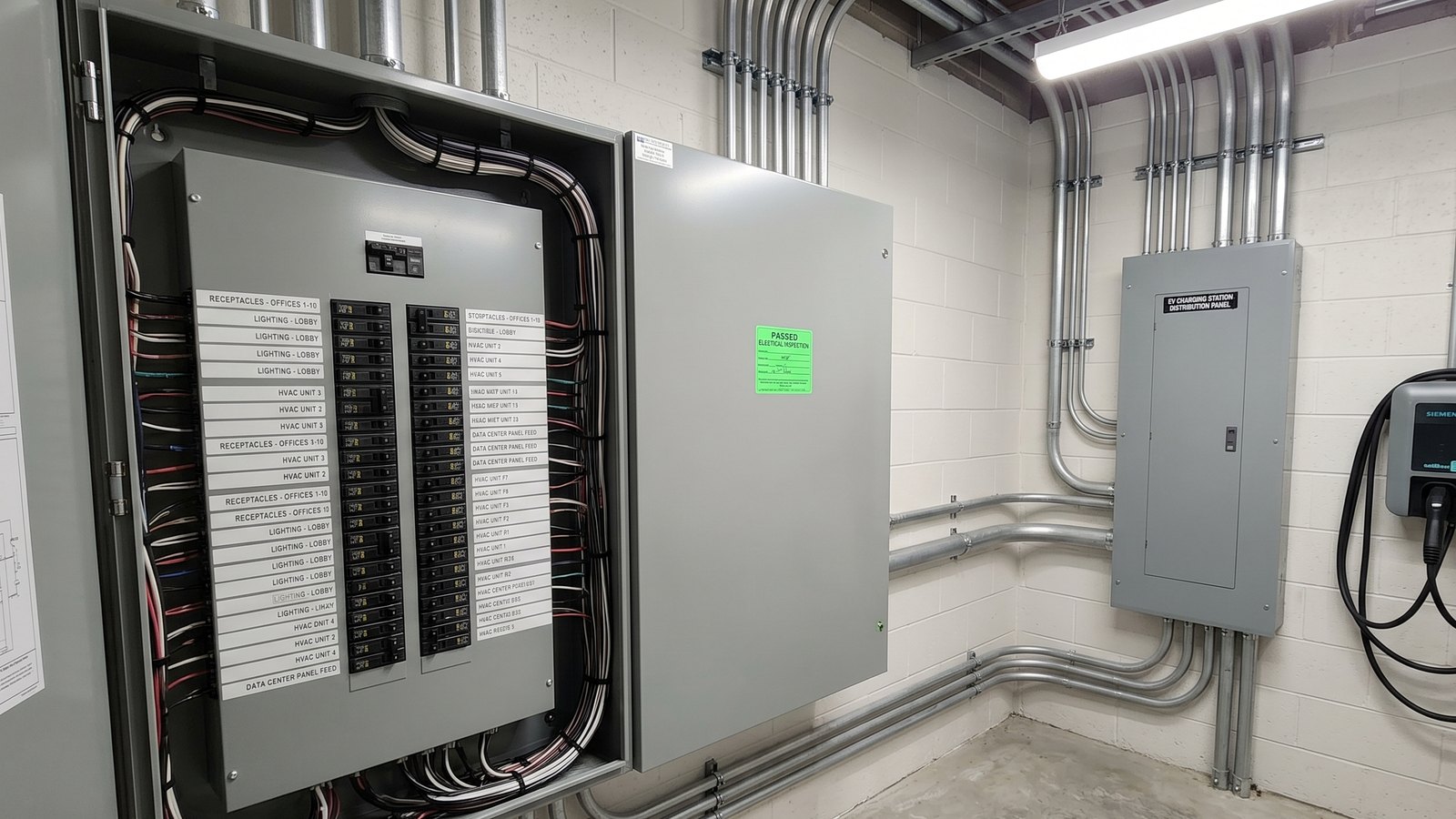 Commercial electrical project example